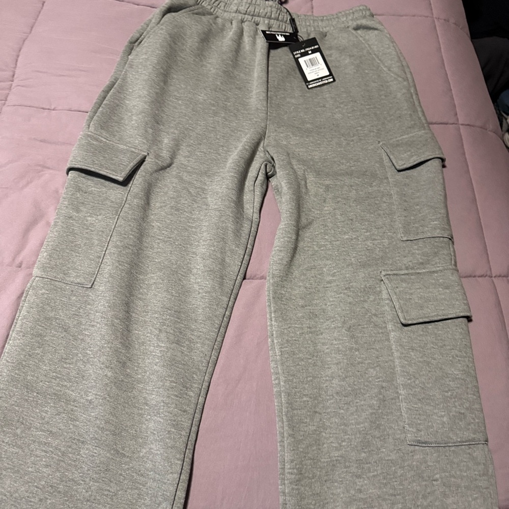 American Stitch Heather Gray Cargo Pants